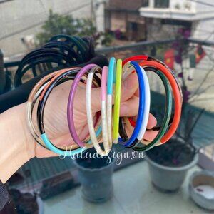 1 piece Natural Buffalo Horn Lacquered Bangle